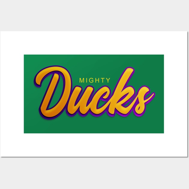 Mighty Ducks Wall Art by maersky